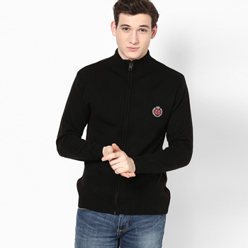Black High Neck Sweater